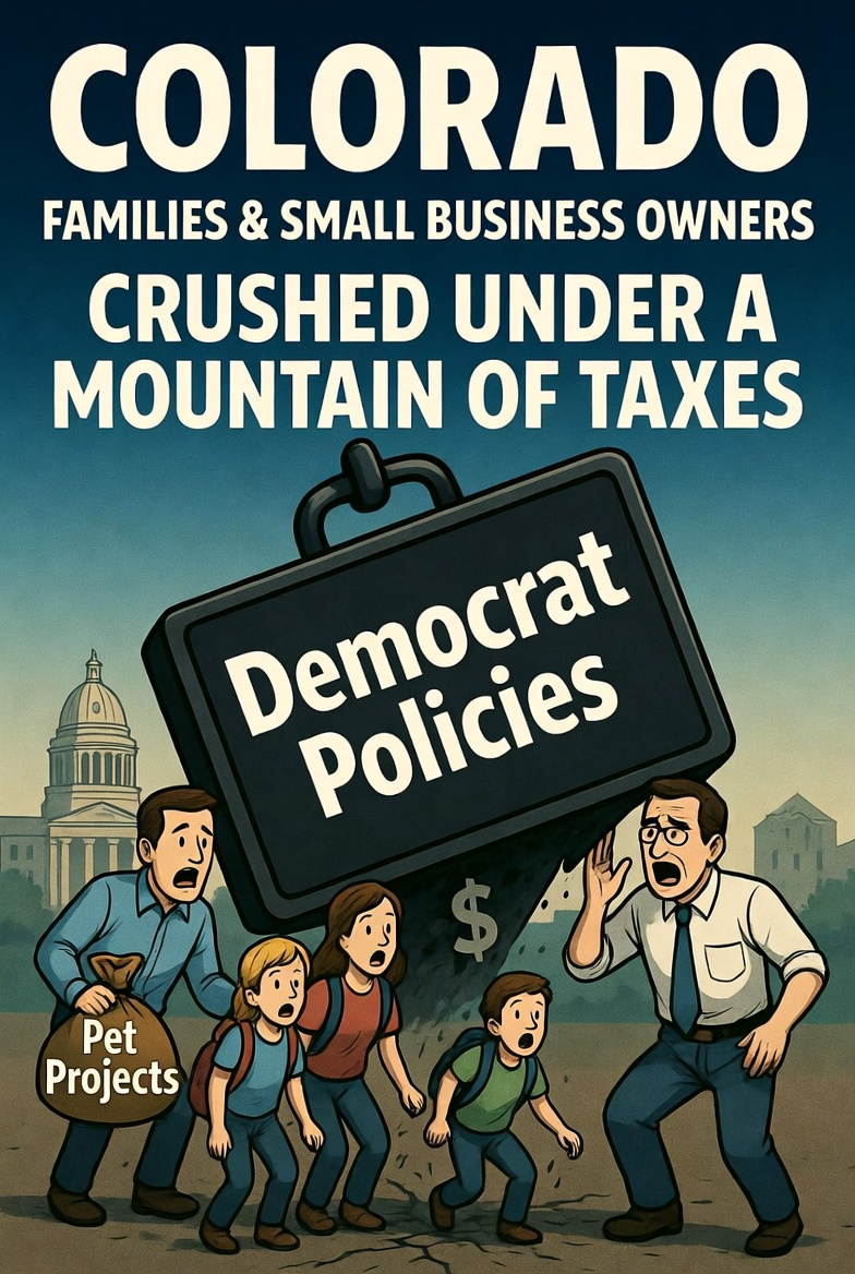 Democrats' Tax Avalanche: Crushing Colorado Families Under Skyrocketing Bills!